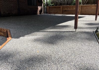 exposed aggregate concreting